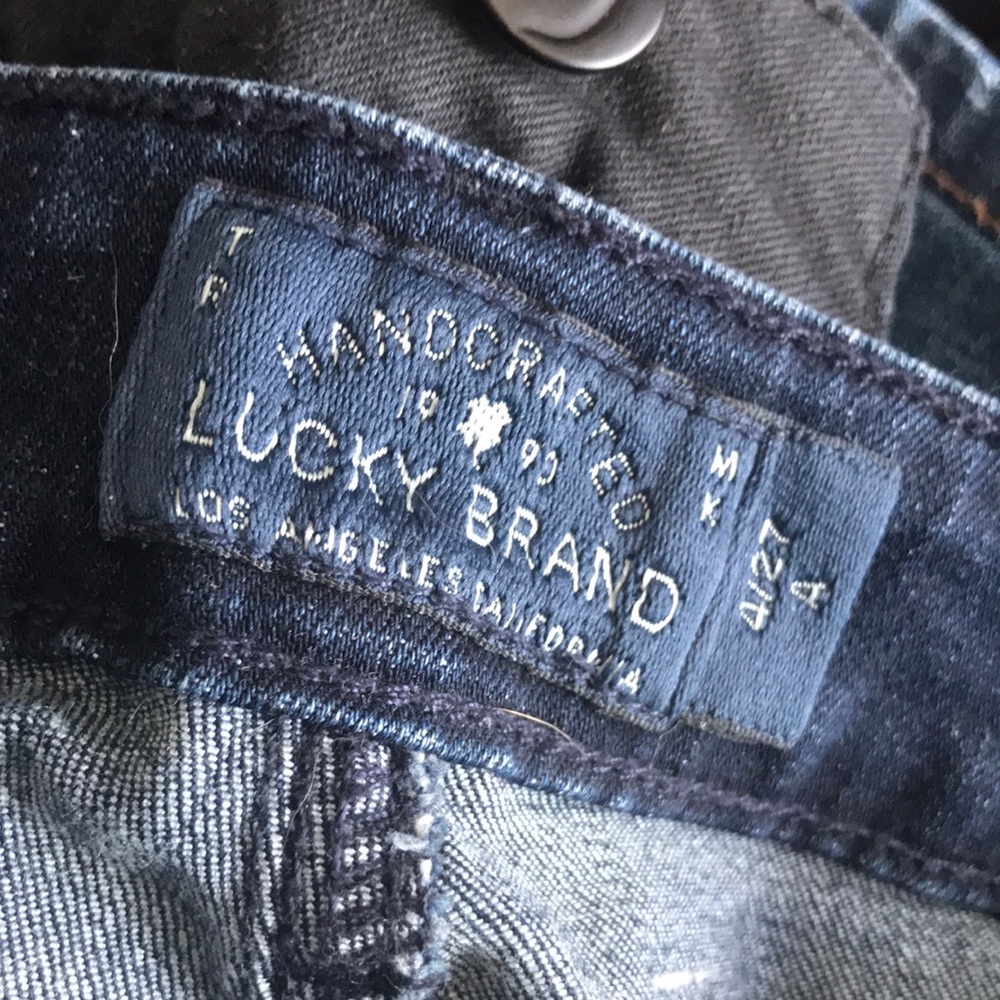 Lucky brand Lolita skinny dark jeans 4/27 a